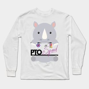 CVHS PTO SQUAD. BABY RHINO DESIGN Long Sleeve T-Shirt